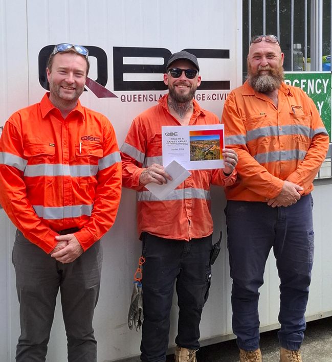 QBC team being recognised