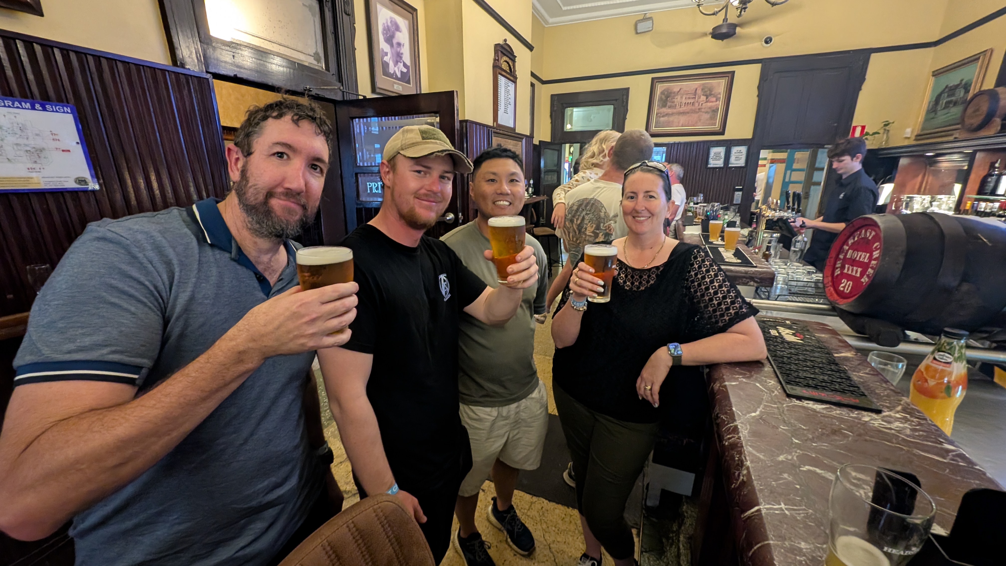 QBC team night at Maniax Axe Throwing